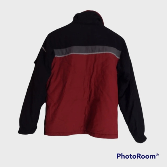 COLUMBIA Juniors Heavy Winter Fleece Lined Coat Size 14/16. Zipper pockets. - Picture 2 of 8